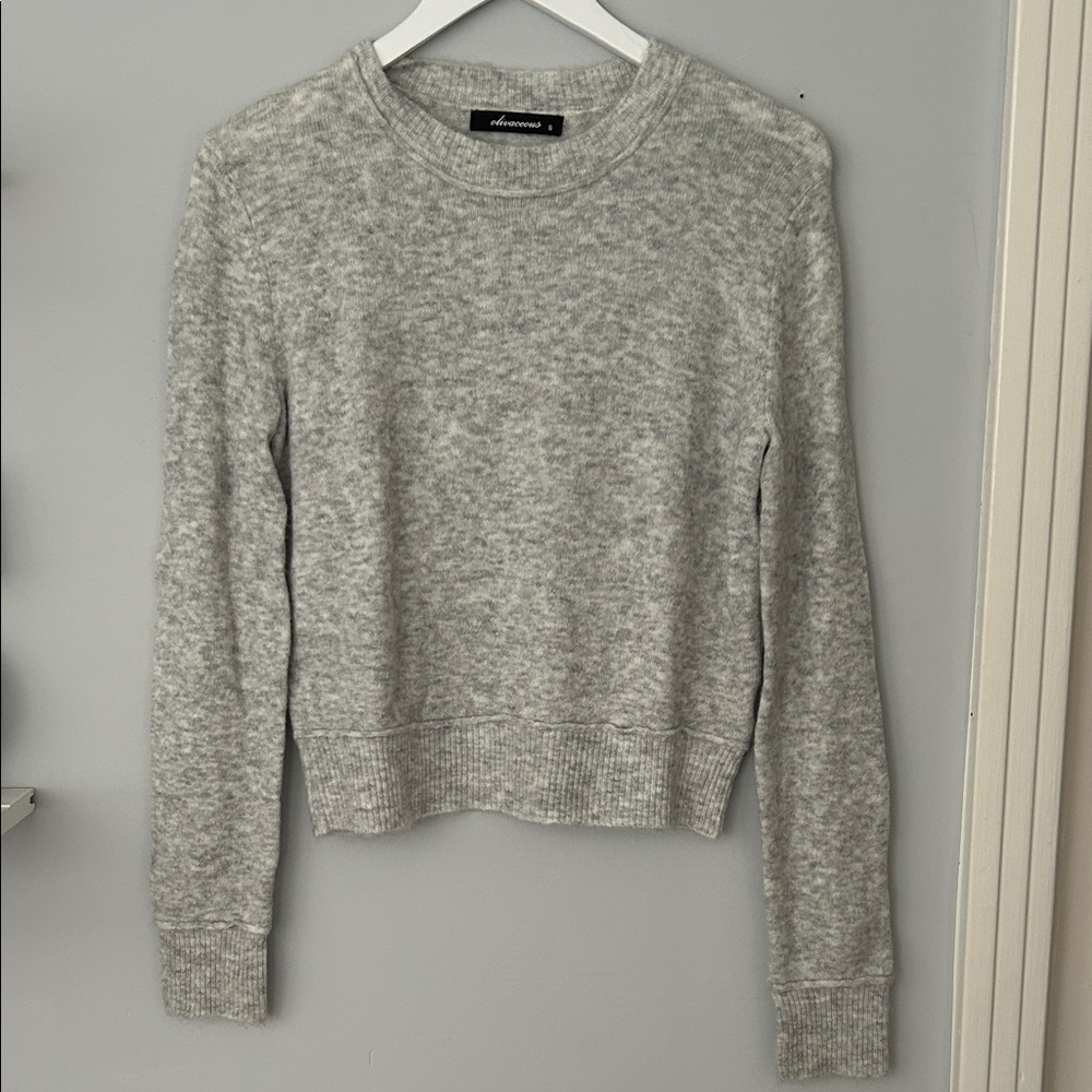Olivaceous Gray Crewneck Sweater